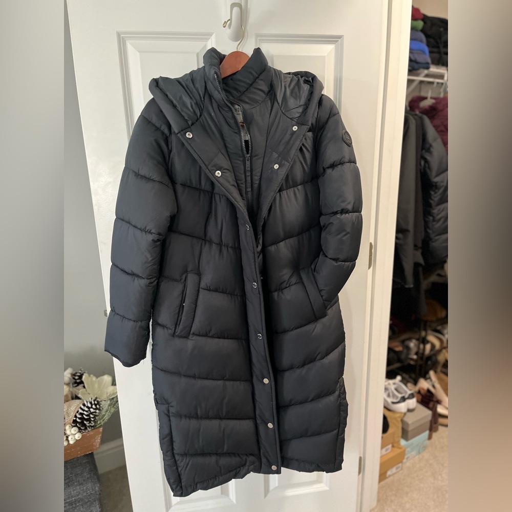 Hollister Ultimate Longline Puffer Parka Sz M Like New